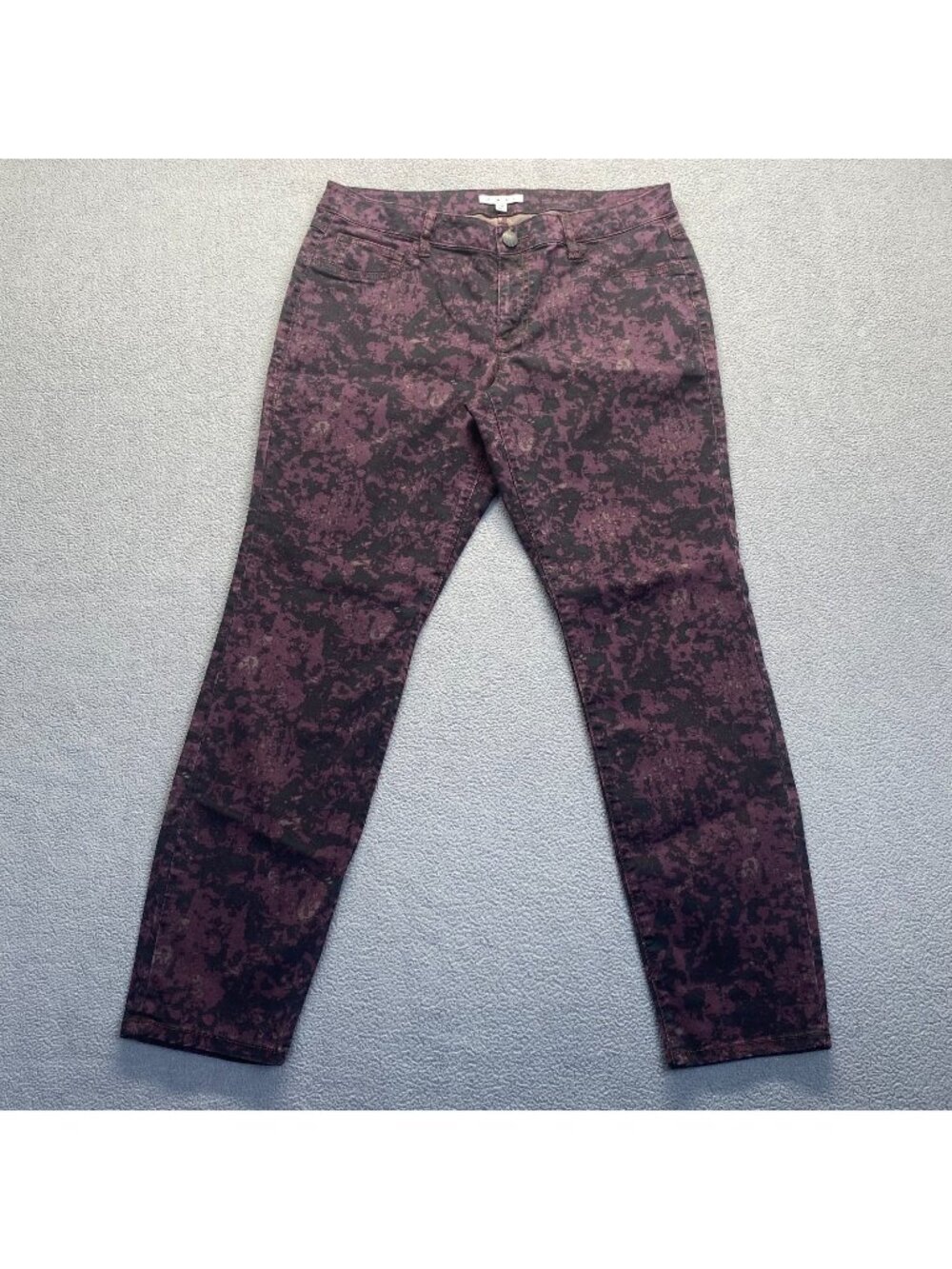 Cabi Women's Pants Size 12  Jegging Jeans Fake Front Pockets,Stretch,Zipper